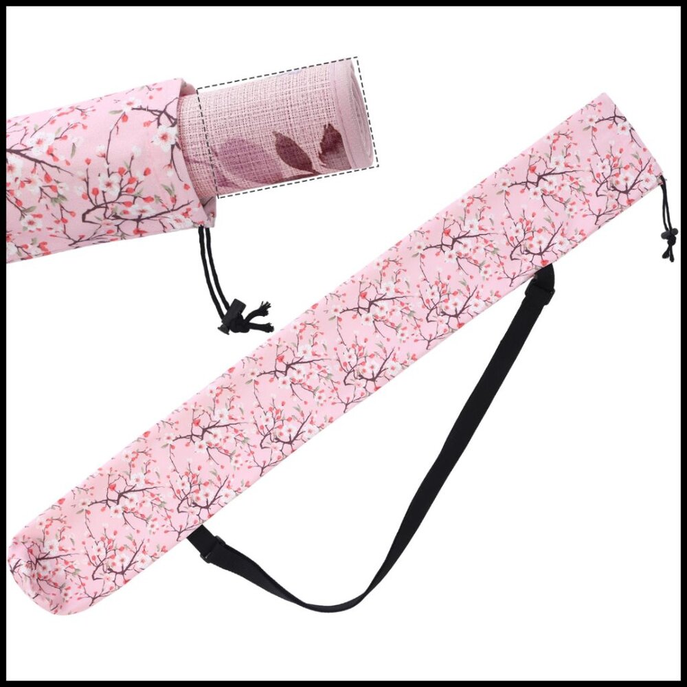 Canvas Drawstring Storage Bag with Shoulder Strap for Board Games and Travel